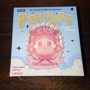 Pop Mart Cry Baby 15th Anniversary Fridge Magnet